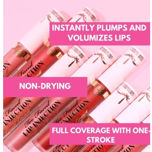 Too Faced Lip Injection Liquid Lipstick | Large & In Charge | Brand New in Box - Picture 8 of 9